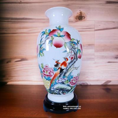 Bình Sứ Xương Tích Phú Quý Trường Thọ - Hàng Gốm Sứ Cao Cấp